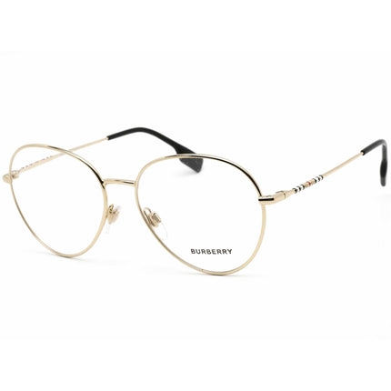 Burberry Women's Eyeglasses - Light Gold Full Rim Frame Clear Demo Lens | 0BE1366 1109 ,