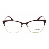 Burberry Women's Eyeglasses - Light Gold/Bordeaux Metal Cat Eye Frame | 0BE1362 1292 ,