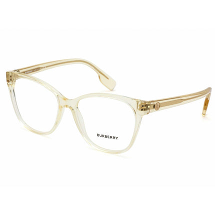 Burberry Women's Eyeglasses - Transparent Yellow Plastic Full Rim Frame | BE2345 3852 ,