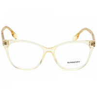 Burberry Women's Eyeglasses - Transparent Yellow Plastic Full Rim Frame | BE2345 3852 ,