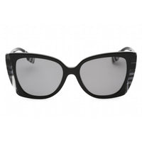 Burberry Women's Sunglasses - Black Cat Eye Acetate Frame Grey Lens | 0BE4393 405181 ,