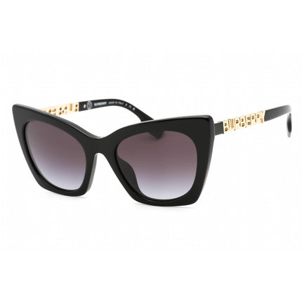 Burberry Women's Sunglasses - Black Cat Eye Frame Grey Gradient Lens | 0BE4372U 30018G ,