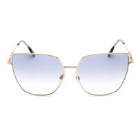 Burberry Women's Sunglasses - Blue Lens Light Gold Cat Eye Frame | 0BE3143 110979 ,