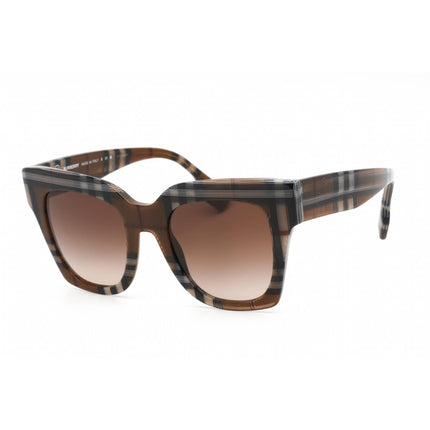 Burberry Women's Sunglasses - Check Brown Plastic Square Shape Frame | 0BE4364 396713 ,
