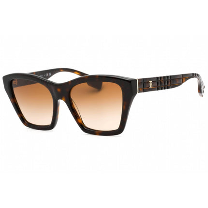 Burberry Women's Sunglasses - Dark Havana Frame Brown Gradient Lens | 0BE4391 300213 ,