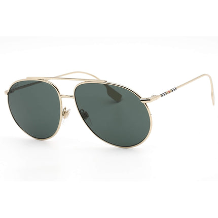 Burberry Women's Sunglasses - Gold Metal Full Rim Frame Green Lens | 0BE3138 110971 ,