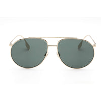 Burberry Women's Sunglasses - Gold Metal Full Rim Frame Green Lens | 0BE3138 110971 ,