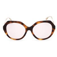 Burberry Women's Sunglasses - Light Havana Plastic Frame Pink Lens | 0BE4375 4019/5 ,
