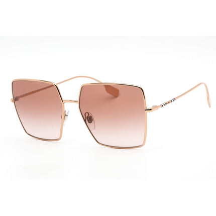 Burberry Women's Sunglasses - Rose Gold Square Full Rim Metal Frame | 0BE3133 133713 ,