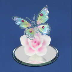 Butterfly, Bedazzled Glass Figurine