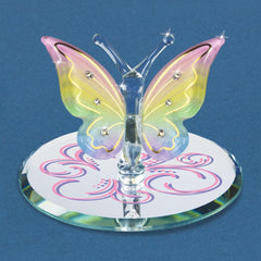 Butterfly Rainbow Flutter Glass Figurine