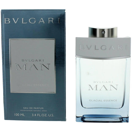 Bvlgari Men's Eau De Parfum Spray - Glacial Essence Captivating Fragrance, 3.4 oz ,