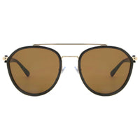 Bvlgari Men's Sunglasses - Brown Polarized Lens Full Rim Metal Frame | BV5051 202283 ,