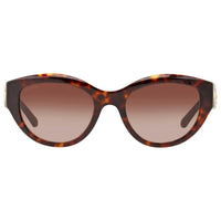 Bvlgari Women's Sunglasses - Dark Havana Plastic Cat Eye Frame | BV8221B 504/13 ,