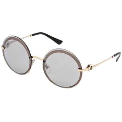 Bvlgari Women's Sunglasses - Violet Mirrored Gradient Silver Round | BV6149B 20147A ,