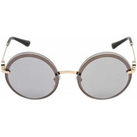 Bvlgari Women's Sunglasses - Violet Mirrored Gradient Silver Round | BV6149B 20147A ,