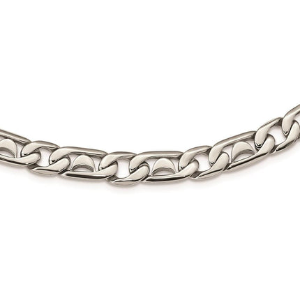 Stainless Steel Polished Links Necklace ,