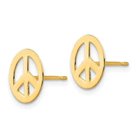 Madi K Kid's 14k Peace Sign Post Earrings ,