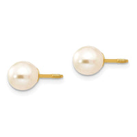Madi K Kid's 14k Reversible FW Cultured Pearl & Bead Earrings ,