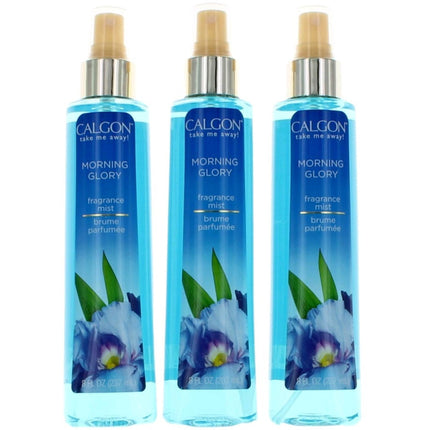 Calgon Women's Fragrance Mist - Calgon Morning Glory Enchanting Notes, 3 Pack ,