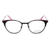 Calvin Klein Jeans Men's Eyeglasses - Black/Bright Rose Metal Round | CKJ21208 081 ,