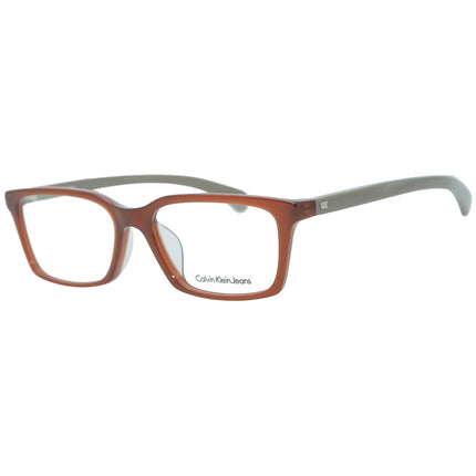 Calvin Klein Jeans Men's Eyeglasses - Crystal Chestnut Plastic Frame | CKJ945AF 253 ,