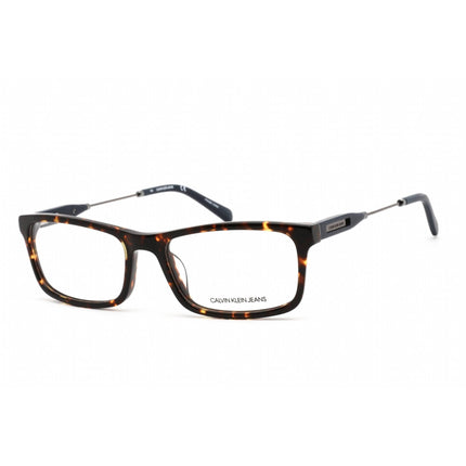 Calvin Klein Jeans Men's Eyeglasses - Dark Tortoise/Blue Rectangular | CKJ20809 235 ,