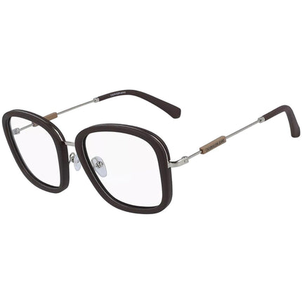 Calvin Klein Jeans Men's Eyeglasses - Matte Dark Brown Square Frame | CKJ19710 201 ,