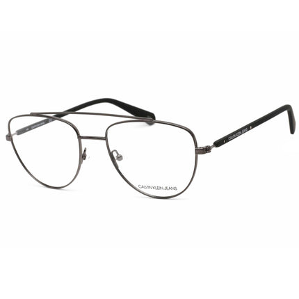 Calvin Klein Jeans Unisex Eyeglasses - Aviator Metal Frame Clear Lens | CKJ19308 008 ,