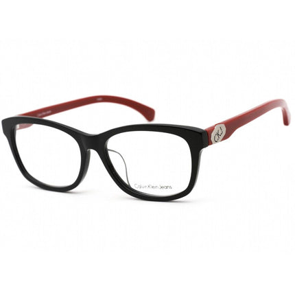 Calvin Klein Jeans Unisex Eyeglasses - Black Frame with Red Temples | CKJ943AF 030 ,
