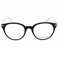 Calvin Klein Jeans Unisex Eyeglasses - Black/Milky White Round Frame | CKJ20513 073 ,