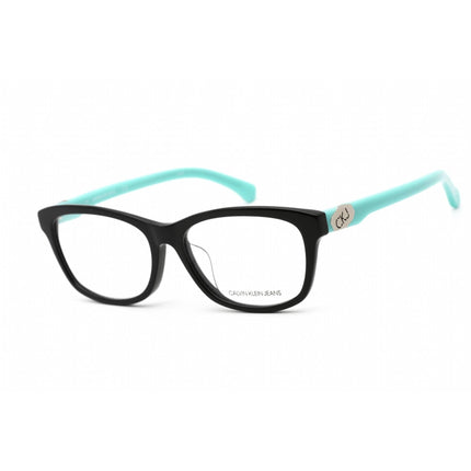 Calvin Klein Jeans Unisex Eyeglasses - Black/Turquoise Plastic Frame | CKJ943AF 036 ,