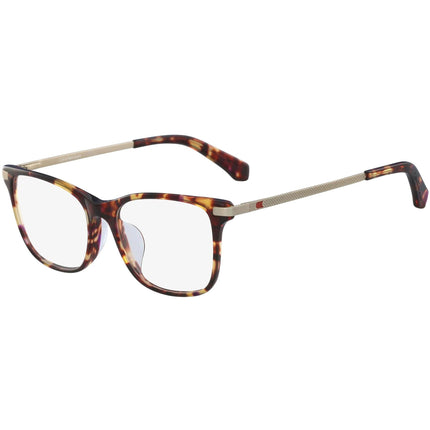 Calvin Klein Jeans Unisex Eyeglasses - Brown Tortoise Plastic Frame | CKJ492AF 218 ,