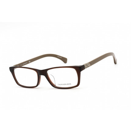 Calvin Klein Jeans Unisex Eyeglasses - Crystal Brown Plastic Frame | CKJ941AF 203 ,