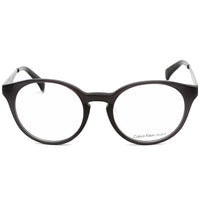 Calvin Klein Jeans Unisex Eyeglasses - Crystal Gray Round Plastic Frame | CKJ468AF 010 ,
