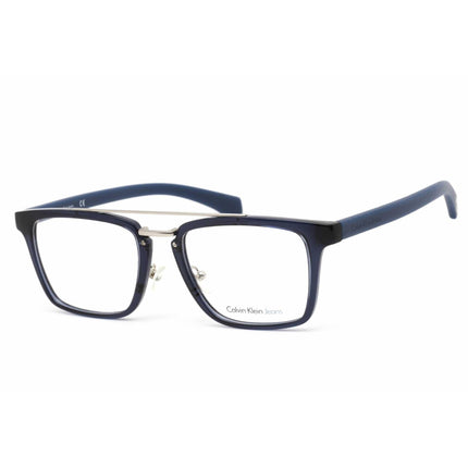 Calvin Klein Jeans Unisex Eyeglasses - Crystal Navy Aviator Plastic | CKJ793AF 405 ,