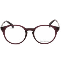 Calvin Klein Jeans Unisex Eyeglasses - Crystal Purple Round Full Rim | CKJ468AF 506 ,