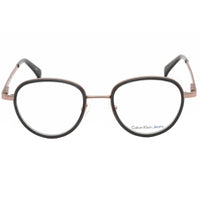 Calvin Klein Jeans Unisex Eyeglasses - Crystal Smoke Round Metal Frame | CKJ156AF 005 ,