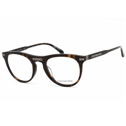 Calvin Klein Jeans Unisex Eyeglasses - Dark Tortoise Round Plastic | CKJ20514 235 ,