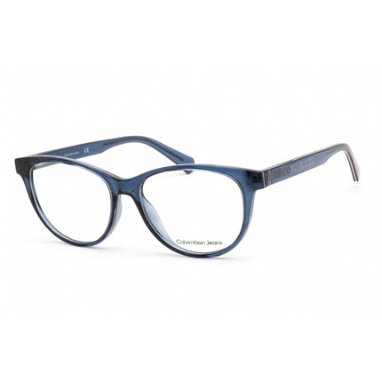 Calvin Klein Jeans Unisex Eyeglasses - Full Rim Blue Cat Eye Plastic | CKJ21640 400 ,