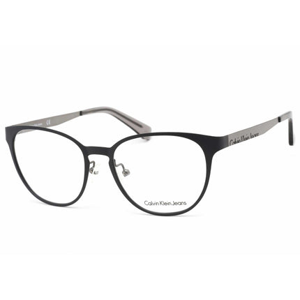 Calvin Klein Jeans Unisex Eyeglasses - Gray Metal Frame Clear Demo Lens | CKJ141AF 006 ,