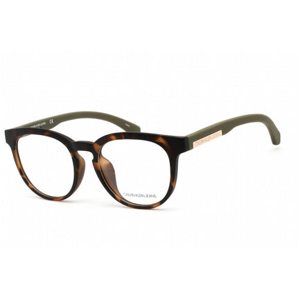 Calvin Klein Jeans Unisex Eyeglasses - Matte Tokyo Tortoise Round Frame | CKJ804AF 217 ,