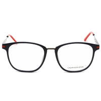Calvin Klein Jeans Unisex Eyeglasses - Navy Square Frame Clear Lens | CKJ19708A 405 ,