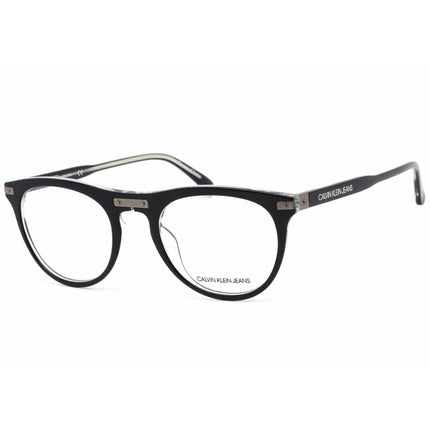 Calvin Klein Jeans Unisex Eyeglasses - Navy/Crystal Round Plastic Frame | CKJ20514 415 ,