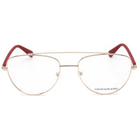Calvin Klein Jeans Unisex Eyeglasses - Rose Gold Metal Frame Clear Lens | CKJ19308 780 ,