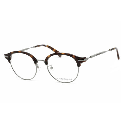 Calvin Klein Jeans Unisex Eyeglasses - Soft Tortoise Round Full Rim | CKJ19706A 240 ,
