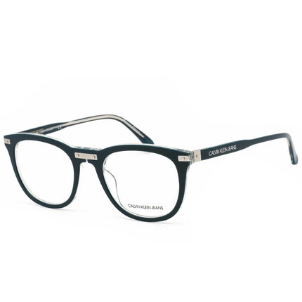 Calvin Klein Jeans Unisex Eyeglasses - Teal/Crystal Frame Demo Lens | CKJ20518 433 ,