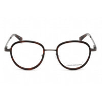 Calvin Klein Jeans Unisex Eyeglasses - Warm Tortoise Metal Round Frame | CKJ156AF 202 ,