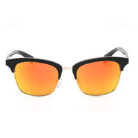 Calvin Klein Jeans Unisex Sunglasses - Black Frame Orange Mirror Lens | CKJ464SAF 001 ,