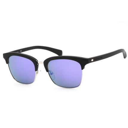 Calvin Klein Jeans Unisex Sunglasses - Matte Black Frame Mirrored Lens | CKJ464SAF 002 ,